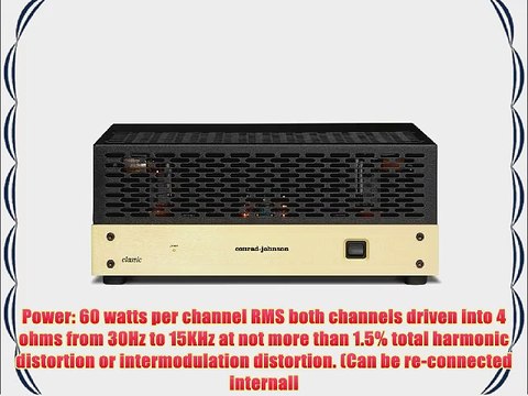 conrad-johnson Classic Sixty Tube Power Amplifier