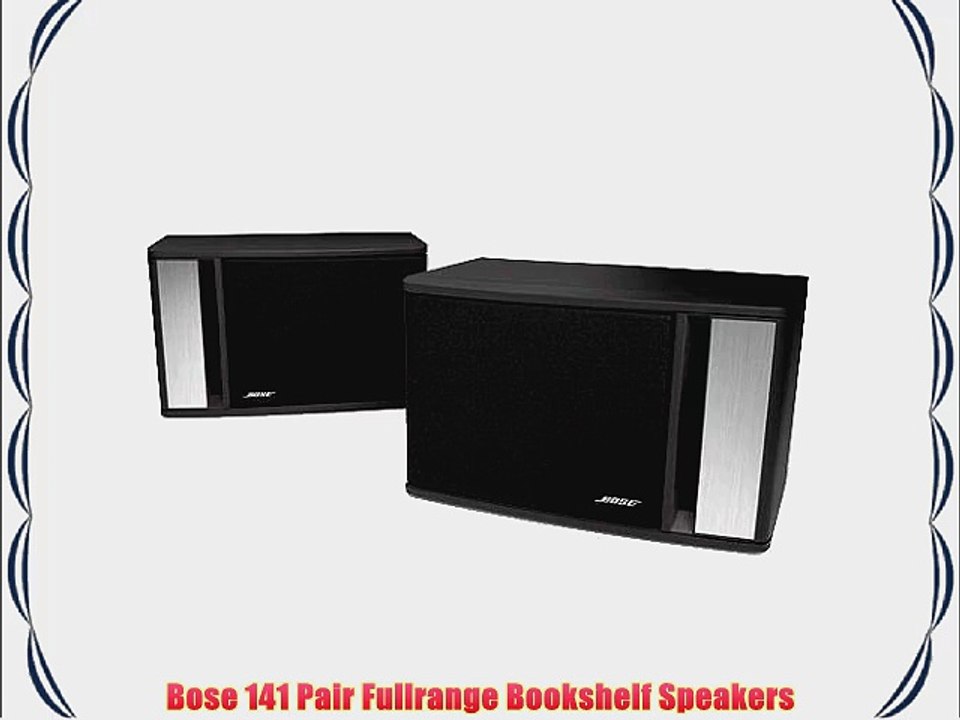 Bose 141 Pair Fullrange Bookshelf Speakers