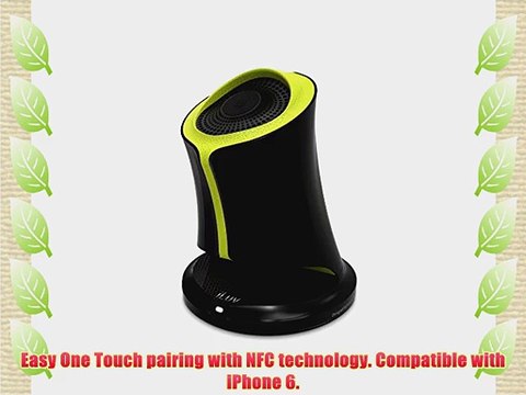 iLuv Syren Nfc-enabled Bluetooth Portable Speaker (Green). Works with all iPhones (iPhone 6