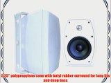 Outdoor weatherproof speaker for patio-Audiophile quality- Sound Appeal (White)