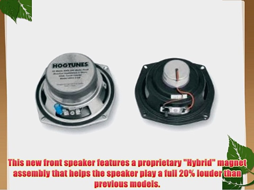 Hogtunes 2 Ohm Front Speakers for Harley Batwing Fairings 2006 and up - Replaces the 4405-0169