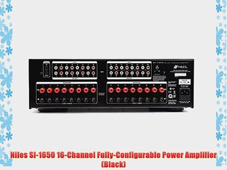 Niles SI-1650 16-Channel Fully-Configurable Power Amplifier (Black)