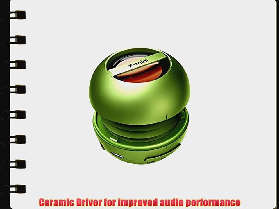 X-mini KAI2 Bluetooth Portable Capsule Speaker XAM18-GR Green