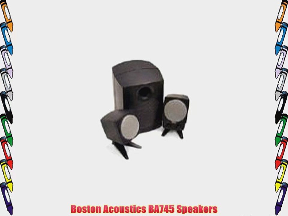 Boston Acoustics BA745 Speakers