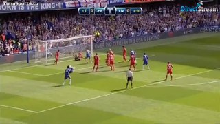 John Terry Goal - Chelsea 1-0 Liverpool 10.05.2015