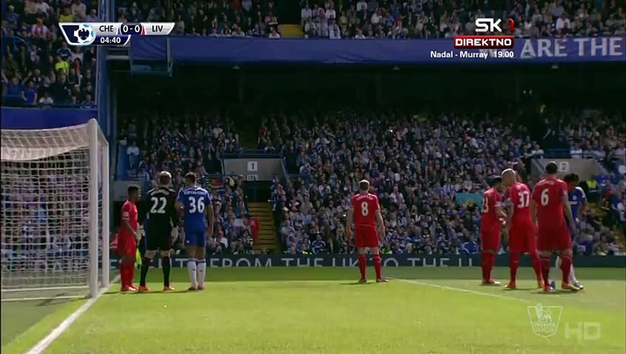 John Terry Goal Chelsea 1-0 Liverpool | Premier League 2015