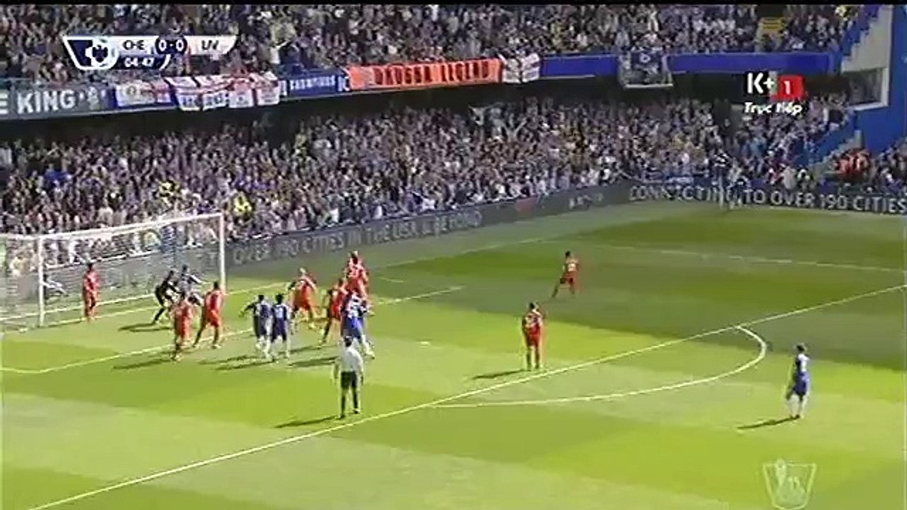 Bàn thắng mở tỉ số ở phút thứ 5 của John Terry