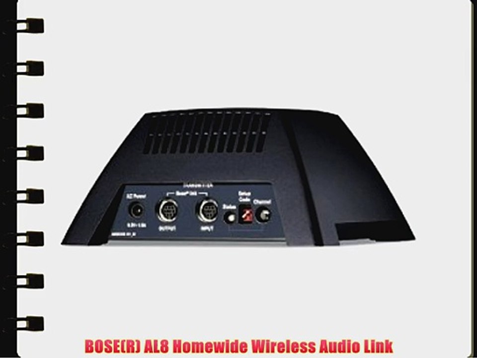 BOSE(R) AL8 Homewide Wireless Audio Link video Dailymotion