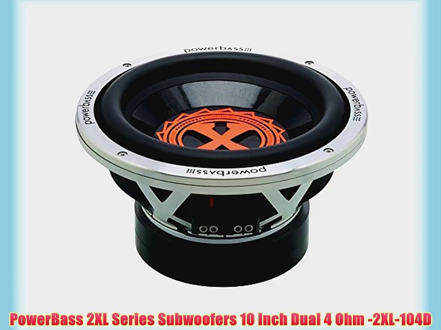 PowerBass 2XL Series Subwoofers 10 Inch Dual 4 Ohm 2XL 104D
