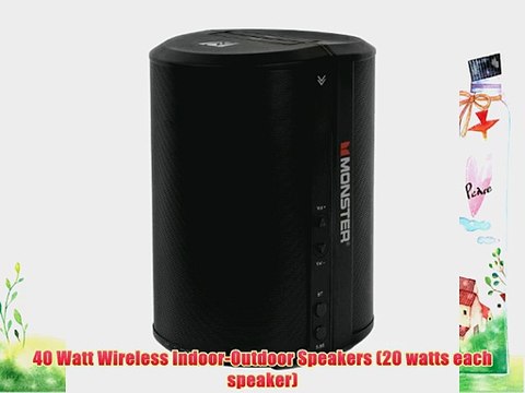 Monster 40 Watt Wireless Indoor/outdoor Speakers