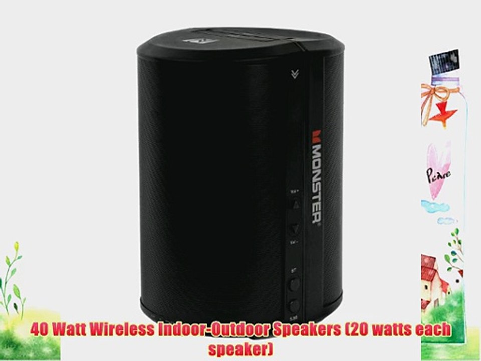 Monster 40 Watt Wireless Indoor/outdoor Speakers