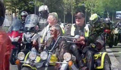 Bénédiction des motards du MC Hospimoto sur le parking Bollaert à Lens (10 mai 2015)