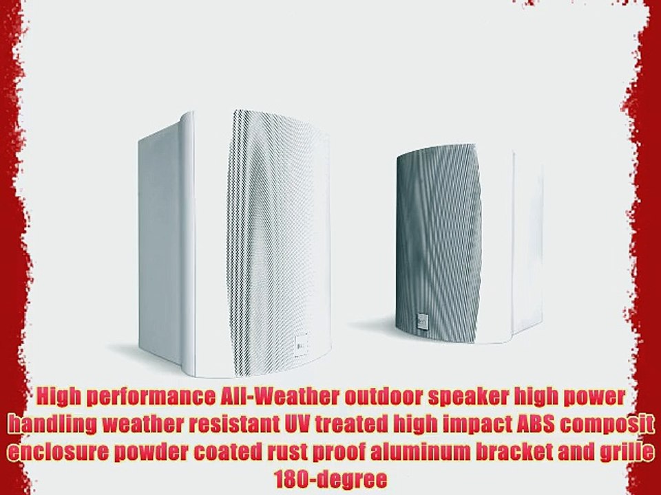 KEF Ventura 6 Outdoor All-Weather Loudspeakers White (Pair)