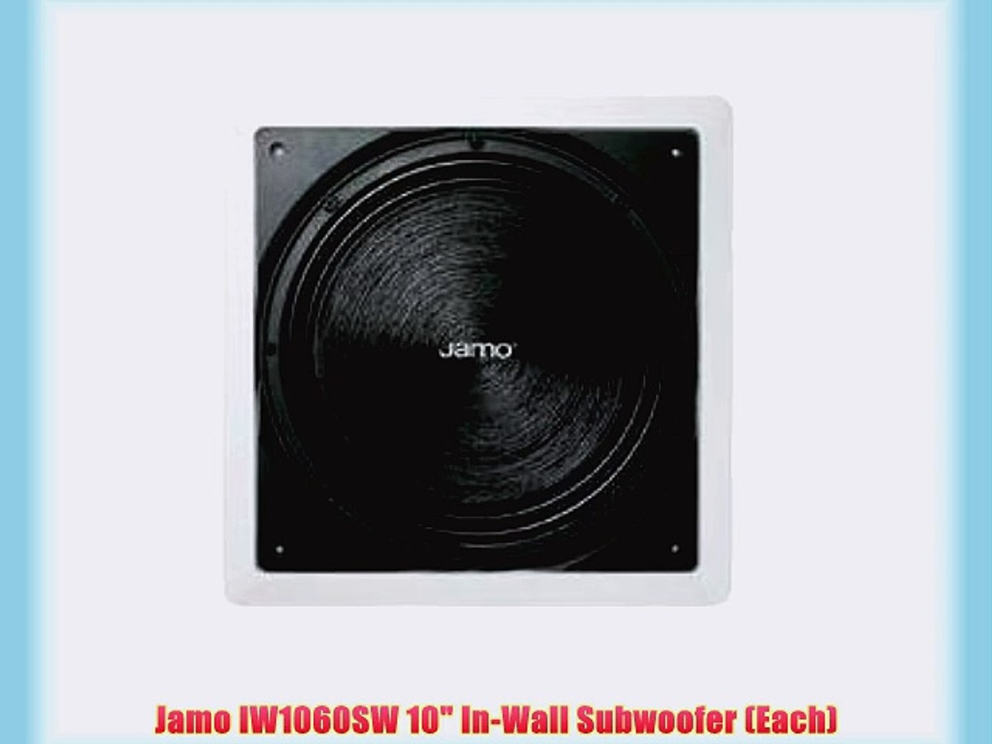 jamo in wall subwoofer