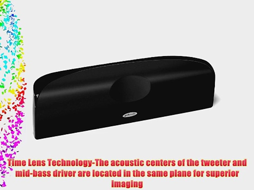 Polk Audio TL2 Speaker Center Channel (Each Black)