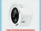 OSD Audio ICE640ST 6.5-inch 70-Volt 100-Watt Trimless Polypropylene In-Ceiling Speaker with