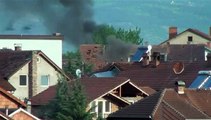 Combats en Macédoine à la frontière avec le Kosovo