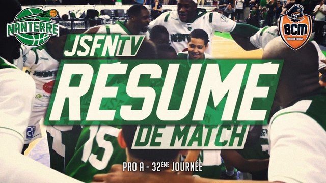 Résumé - JSF Nanterre vs BCM Gravelines-Dunkerque (09/05/15) (Pro A - J32)