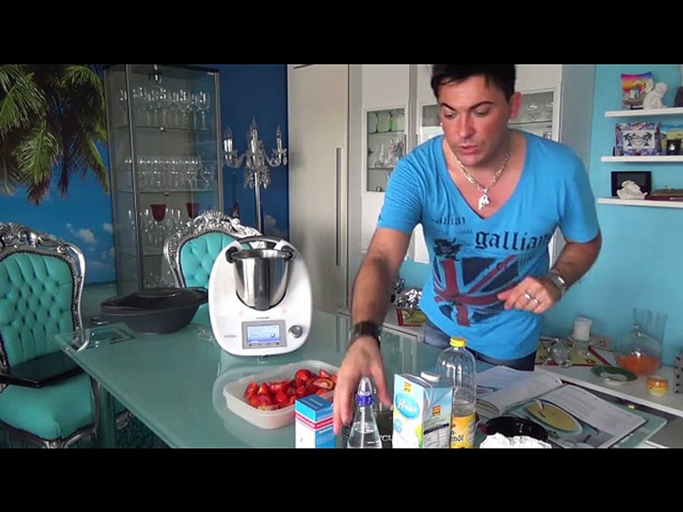Thermomix TM5 wir kochen Tomatencremesuppe Tomatensuppe von Matthias Mr Thermoman