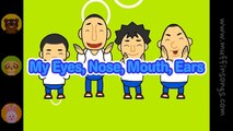 My Eyes Nose Mouth Ears  nursery rhymes & children songs with lyrics  muffin songs