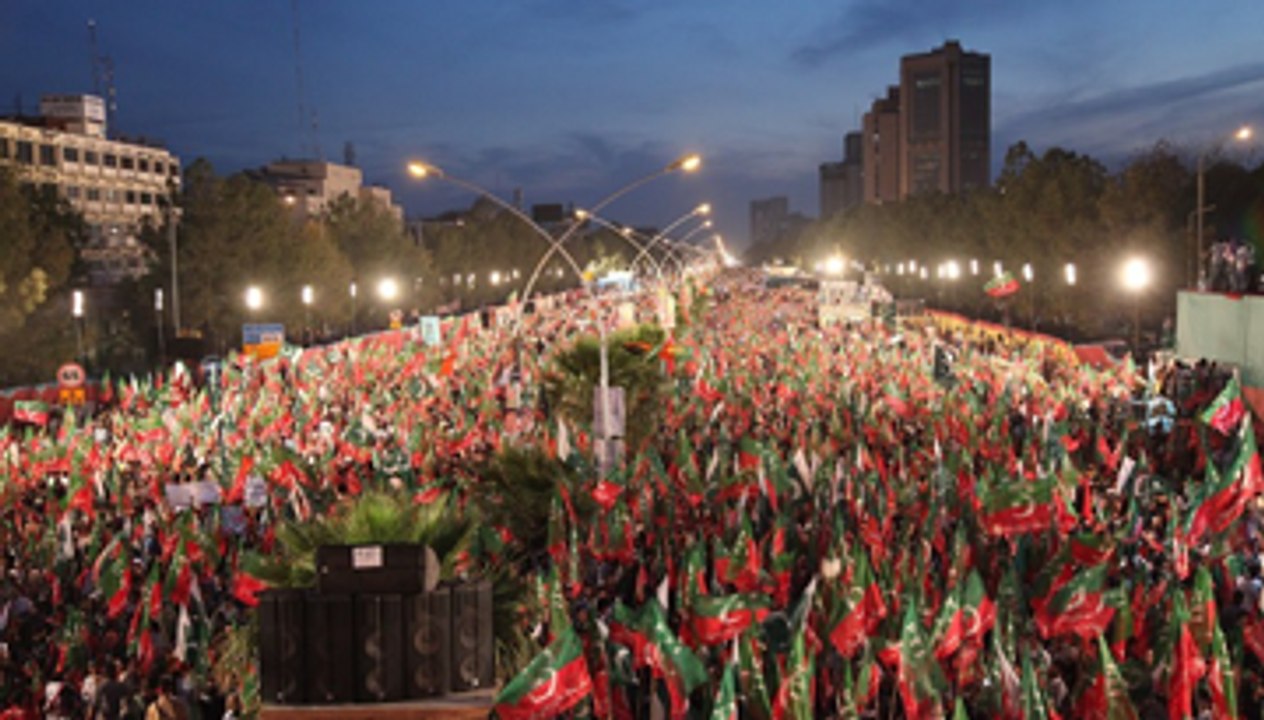 PTI on protest