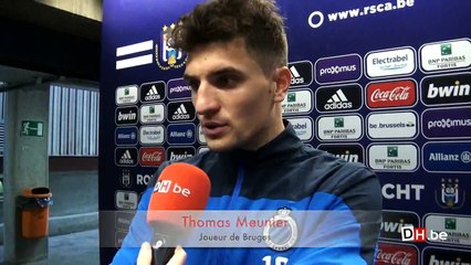 Meunier: "Il y a eu un surplus d'engouement vers l'avant"