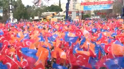 Adana-Detay- Başbakan Davutoğlu Adana'da