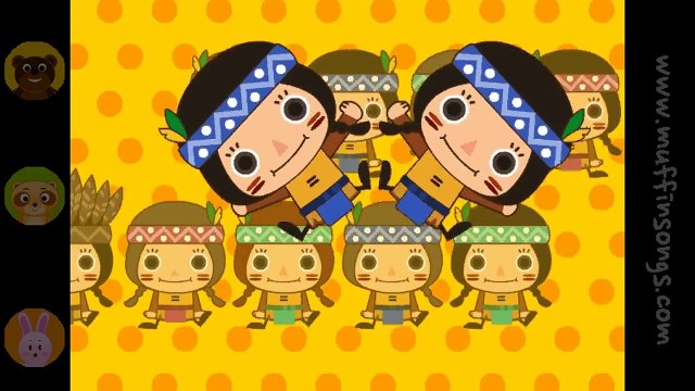 Ten Little Indians nursery rhymes & children songs with lyrics muffin songs