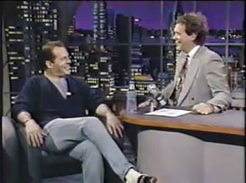 Bruce Willis on Letterman, 3/22/90
