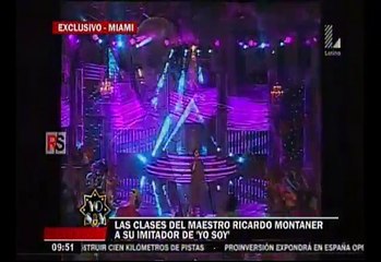 "Yo soy": Ricardo Montaner pide a su imitador que campeone