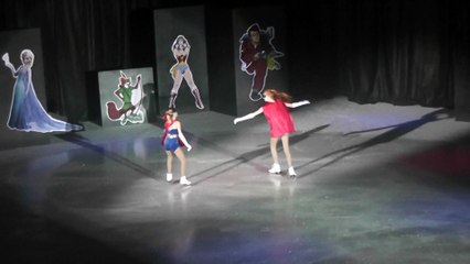 MiaBella and Brooke - 2015 Spring Ice Show May 9 2015