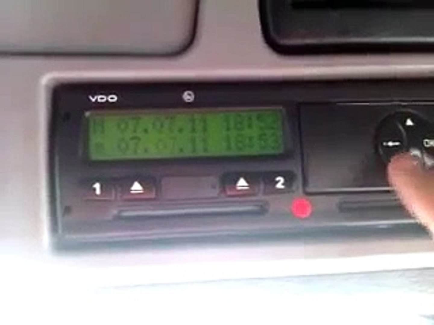 Ручной ввод на тахографе вольво