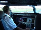 [Cockpit] Lufthansa Airbus A340-600 taking off at Frankfurt EDDF
