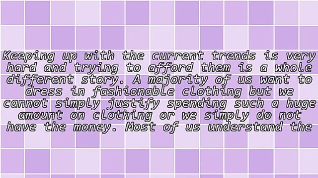 Advice On Purchasing Second Hand Designer Clothes