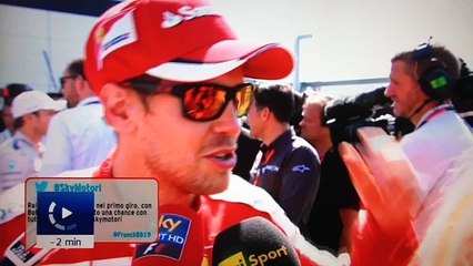 Vettel after Barcellona GP 2015