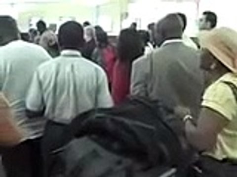 Concern in Sierra Leone - at the airport in Freetown
