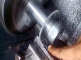 milling machine operation on manual lathe machine