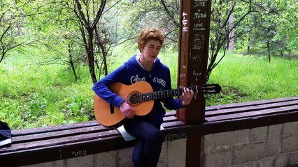 Молодые таланты, игра на гитаре