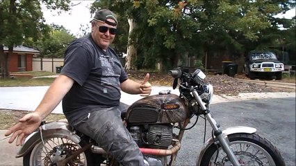 Tubba Zanetti Yamaha XS400 Rat Bike  Bobber