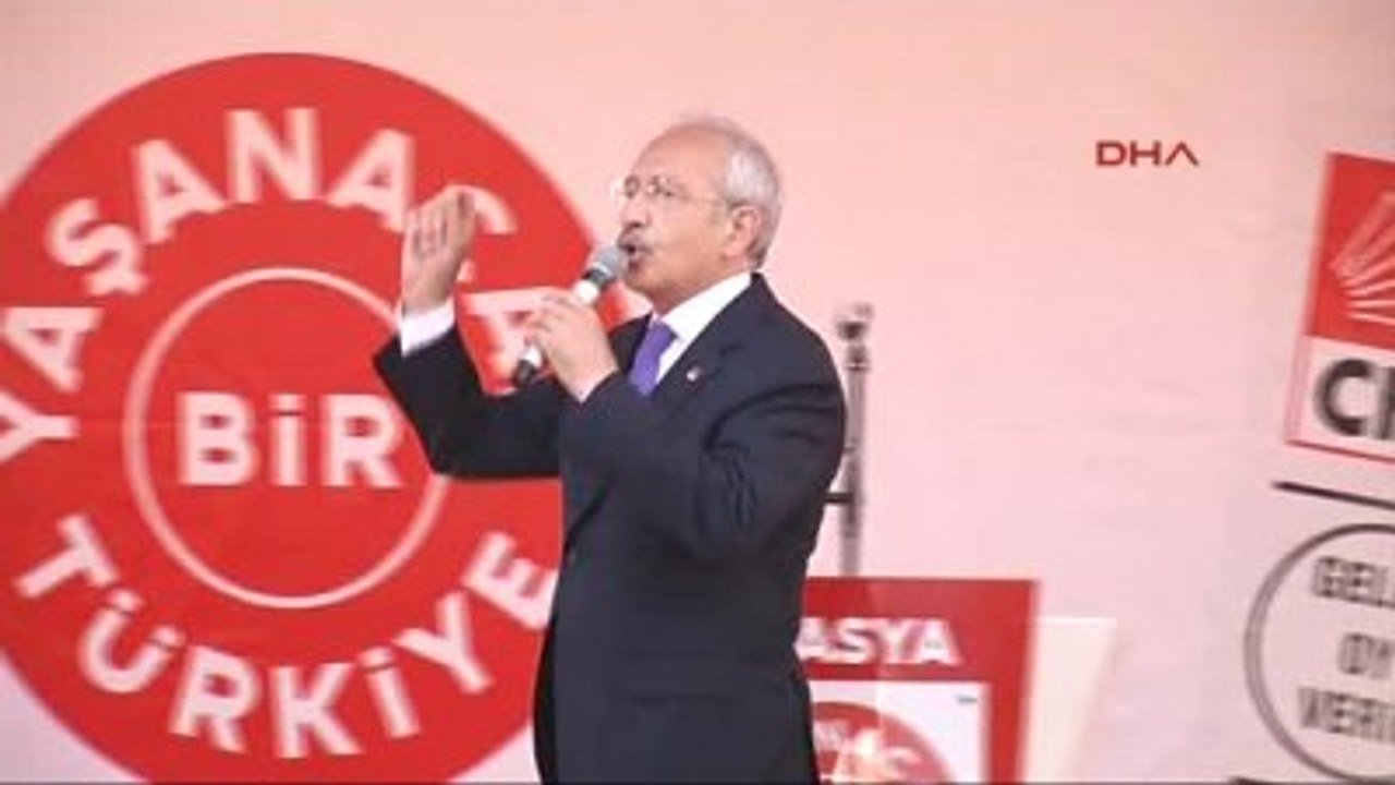 Amasya-6- Kılıçdaroğlu Amasya Mitinginde Konuştu