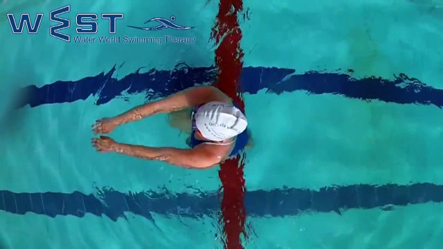 Learn to swim breaststroke in WEST swimming technique – step 1