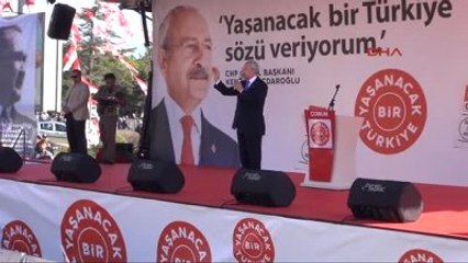 Çorum - Detay 3- CHP Lideri Kemal Kılıçdaroğlu, Partisinin Çorum Mitinginde Konuştu