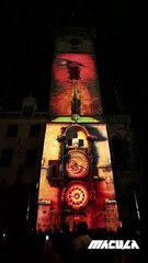3D mapping - Prague Astronomical Clock - 600th Anniversary Show