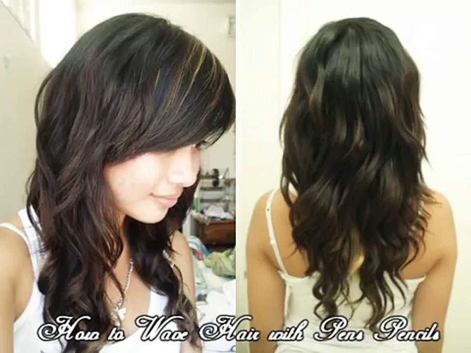 How To Curl Your Hair With Pens/Pencils l Curl Hair Without Heat l Quick Easy Heatless Curls/Waves