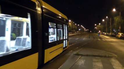 Próbajáraton az egyik első CAF villamos / New Budapest tram on a test run