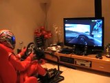 Driving my Logitech G25 with LFS2 simulation game