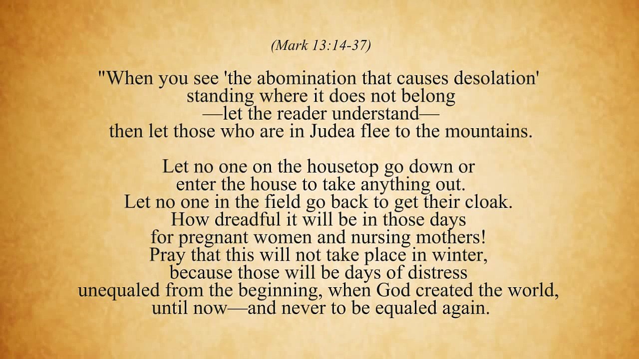 Biblical End Time Prophecy- Signs of the End Time