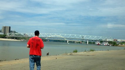 Feeding The Geese And Ducks On A Sunday.