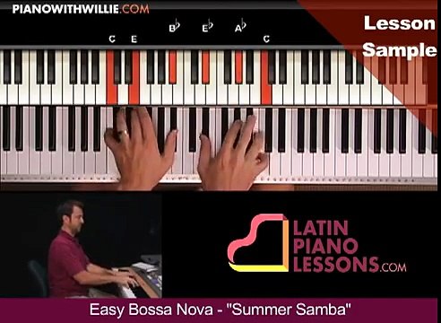 Introduction- Easy Bossa Nova Piano - Summer Samba