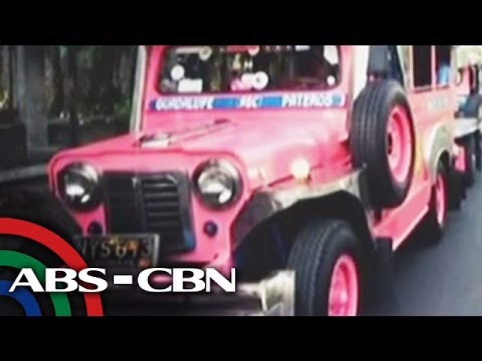 Pink vehicles on the road!